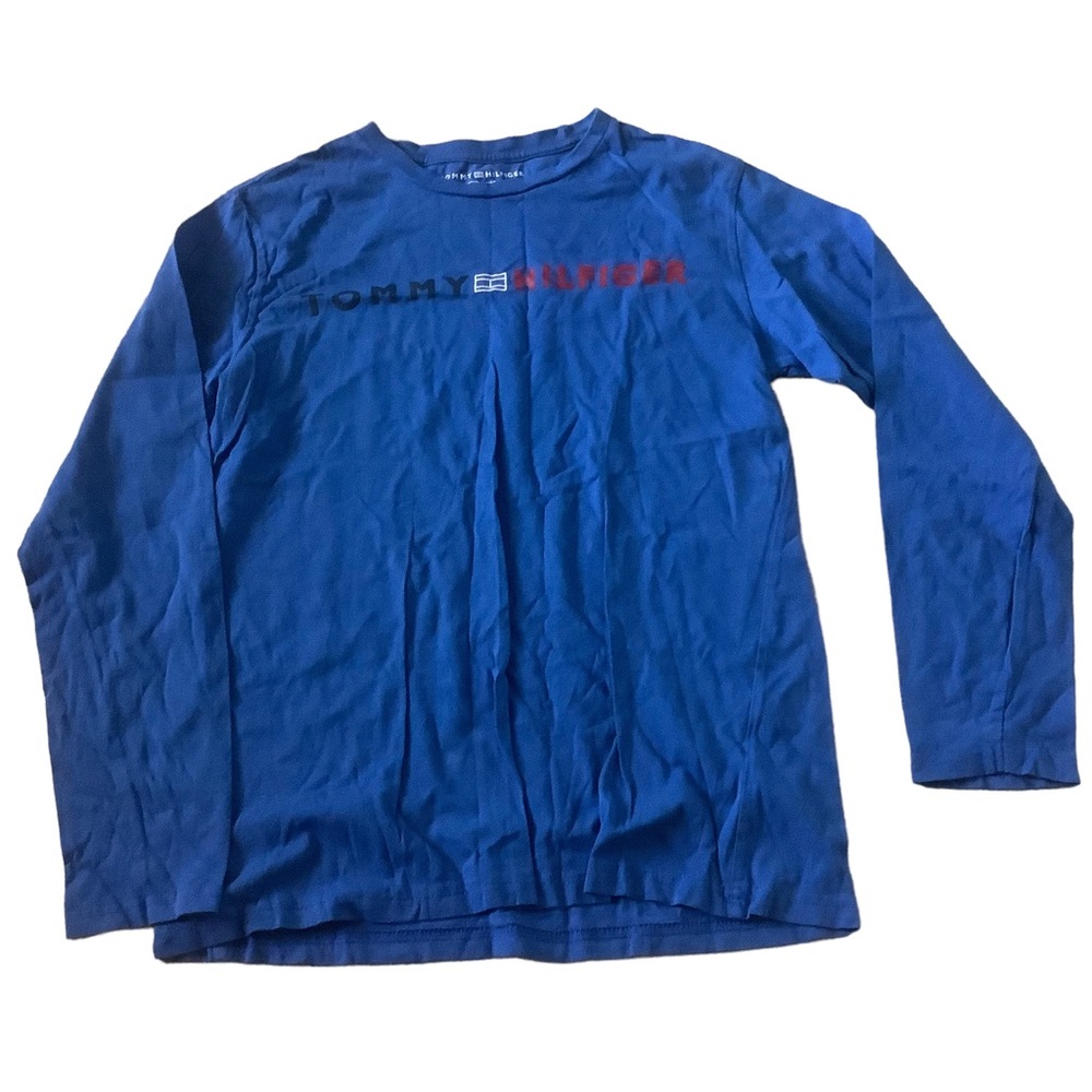 Vintage Tommy Hilfiger blue long sleeve shirt boys size XL (16-18)